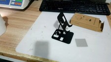 Adjustable Metal Desk Tabletop Phone iPad Tablet Stand Holder Foldable Universal