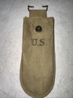 US Military Issue WWII WW2 WIRE CUTTER Canvas POUCH Khaki 1940 DATED J.Q.M.D.