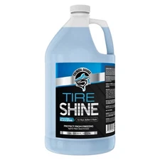 Tire Shine Dressing, Enhance Deep Black Shine, Water Based, UV Protection