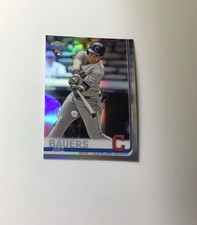 2019 Topps Chrome Baseball - #71 Jake Bauers Rookie Card Chrome Refractor RC!. rookie card picture