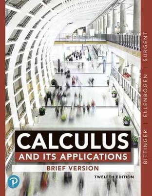 Calculus and Its - Hardcover, by Bittinger Marvin; Ellenbogen - Very Good