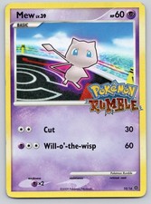 DMG Mew 10/16 Promo Pokemon Rumble Pokemon 2009