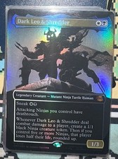 Magic: The Gathering Dark Leo & Shredder Legendary Creature TMT 2026 Foil