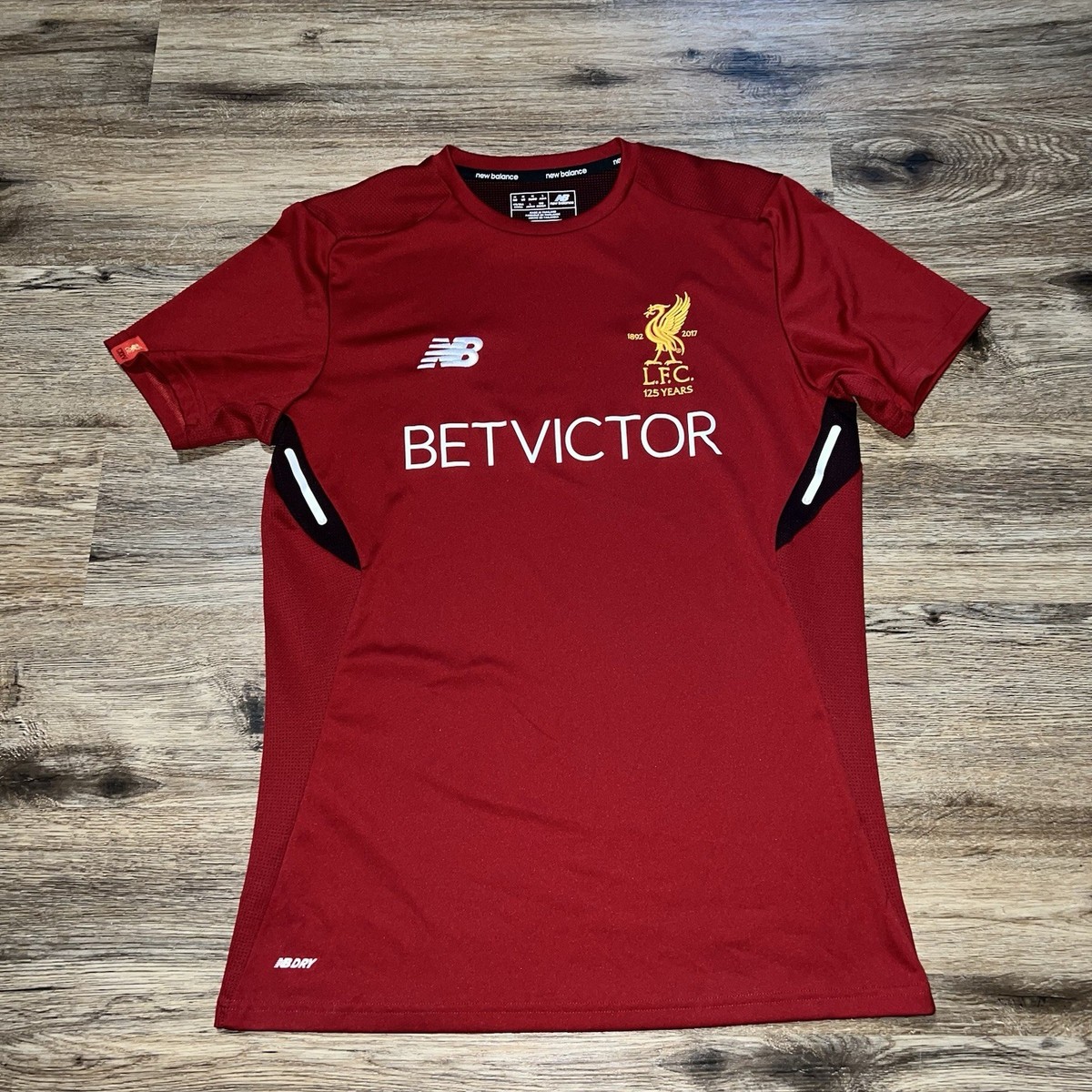 Liverpool Soccer New Balance Size M 125 Years Anniversary Jersey