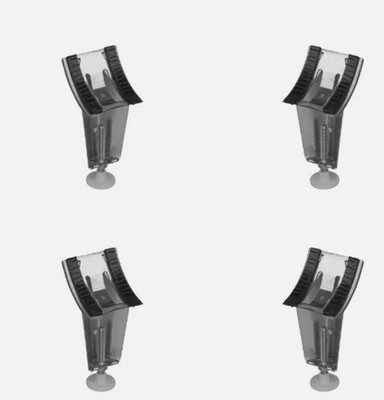 ROCA Contesa  2-91028000 Wannenfuß Badewannenfuß Badeawanne Füße Metallfüße SET