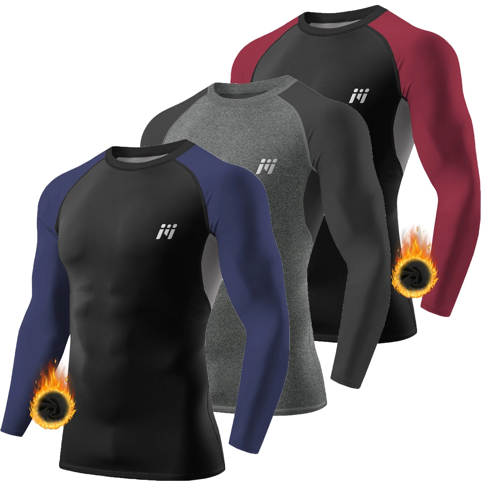3 Pack Men Compression Base Layer Tops Long Sleeve Sports Workout Running Shirts
Opens in a new wind