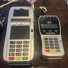 First Data FD130 Duo and FD-35 PIN Pad Credit Debit Card POS Terminal FD130Duo