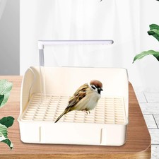 Bird Bath Shower Box with Pump Reusable with Running Water Lightweight
