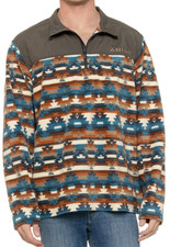 Ariat Basis 2.0 Men's XL Sweatshirt Aztec Canyon Guide Allover Print 1/4 Zip New