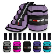 Adjustable Ankle Weights 1 Pair 2 4 6 8 10 Lbs Leg Weight Straps for Strength...