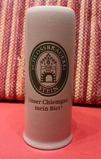 Bierkrug Brauereikrug Schlossbrauerei Stein 0,5 L Eichstrich Sehr Gut