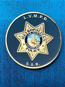 LVMPD Las Vegas Metropolitan Police Department Search and Rescue (SAR) coin