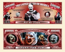 OUR ART THE CLOWN NOVELTY NOTE AND BILL (25 Each)