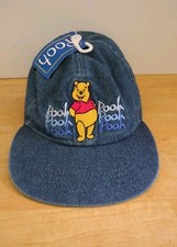 VINTAGE DISNEY- Winnie The Pooh Embroidered Denim Hat NWT