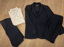 Mintgreen Boys' Suits & Blazers, Kids Wedding Tuxedo, Plaid Grey, 9-10 Years