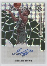 2019-20 Panini Mosaic Scripts Sterling Brown #SC-SBR Auto 0nm7
