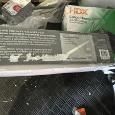 FIBERON, Armorguard Post Sleeve Surface Mount 36" x 42" White NEW