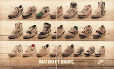 1988 Nike: Just Do It But Do It Right Vintage Print Ad