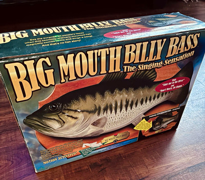 ORIGINAL Big Mouth Billy Bass Motion Activated Singing Fish. Never been used