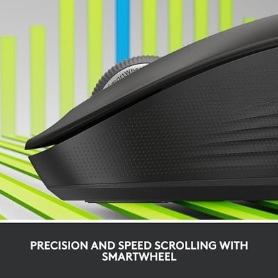 LOGITECH SIGNATURE M550 L FULL SIZE WIRELESS MOUSE - 2YR BATTERY - BLACK