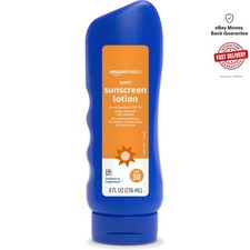 Solimo Sport Sunscreen Lotion SPF 30 - Water Resistant & Eco-Friendly 8oz 1.31 per gallon