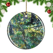 Van Gogh Undergrowth With Ivy Painting Christmas ornament city travel souvenir