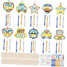 30 Pack Wind Chime Kit Make You Own Father's Day Wind Chimes Crafts DIY