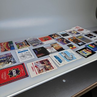 Lote de manuales de juego Atari Nintendo Sega Coleco Transformers MASK