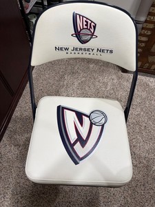 original never used New Jersey Nets basketball player game chair