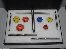 17x Chevy 350 Small Block Series Head Valve Seat Cutter Kit 3 Angle Cut Carbide