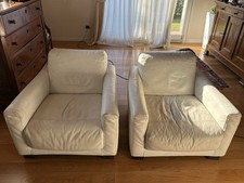 Coppia Di Poltrone Divani & Divani In Pelle