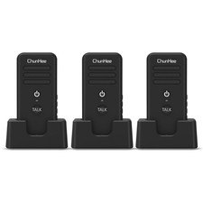 ChunHee Wireless Intercom System For Home Elderly 16CH 1640Ft Range 3-Pack