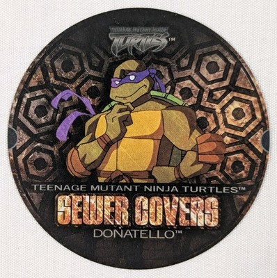 2003 Fleer Teenage Mutant Ninja Turtles Series 1 Sewer Covers Donatello #2SC