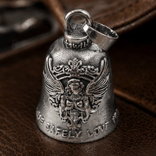 Ride Safely Love You Motorcycle Guardian Bell Biker Good Luck Charm  Gifts