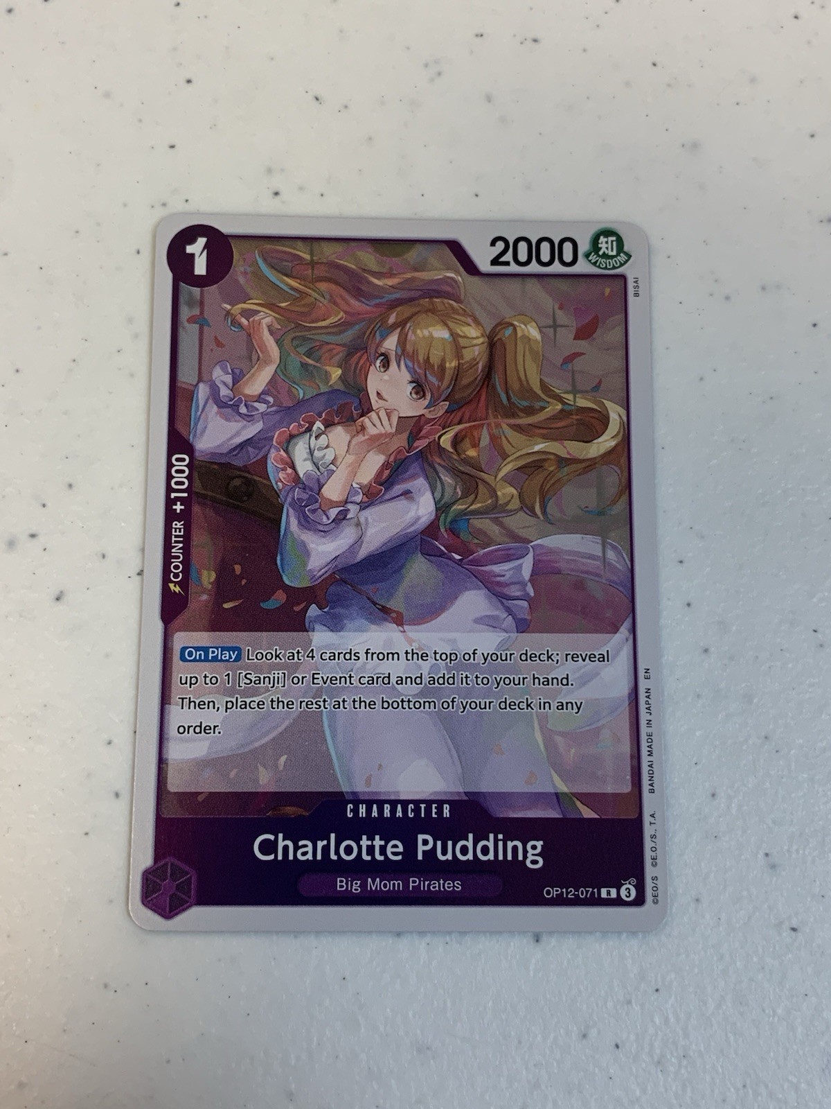 Charlotte Pudding OP12-071 Legacy of the Master Foil