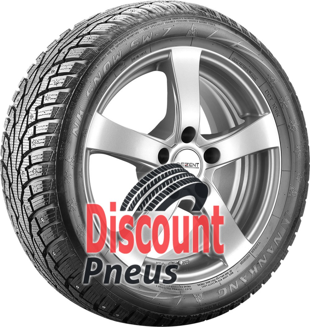 Pneu 225/55 R17 101T hiver Nankang Snow SW-7 cloutable pour voiture et berline