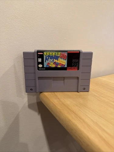 SUPER NINTENDO (Nintendo, 1992) TETRIS ATTACK Game Cartridge