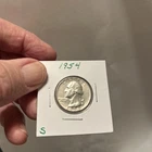 1954 25C Washington Quarter - (S)