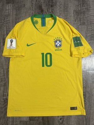 Neymar Jr Brazil Nike Vaporknit 2018 World Cup Jersey Mens Size