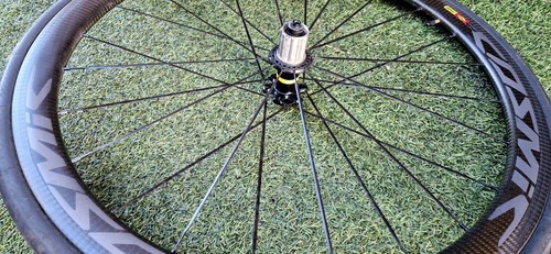 Mavic Comic Pro SL 45mm Carbon Tubeless Clincher wheels Set - Picture 7 of 14