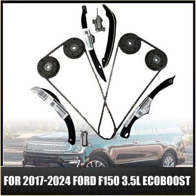 for Ford F150 3.5L 17-24 Updated Phasers Timing Chains Guides Tensioners Kit