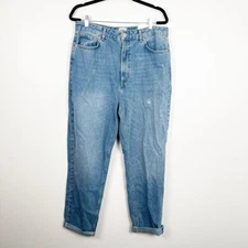 BDG Urban Outfitters High Rise Mol Jeans Denim Blue Sz 32