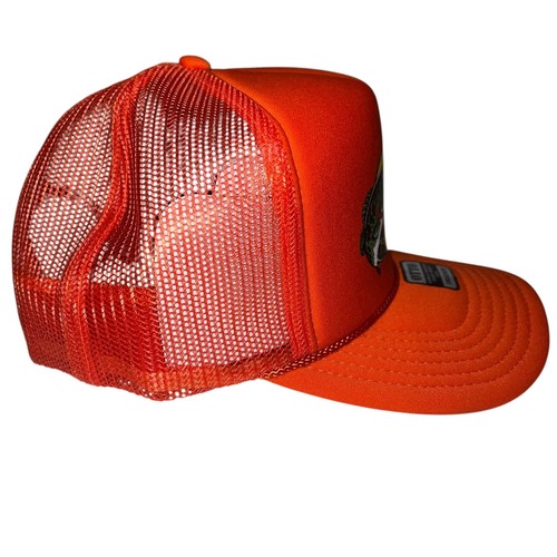 Bass Pro Shops Trucker Hat Mesh Snapback Adjustable Fishing Otto Orange NEW - Picture 2 of 6