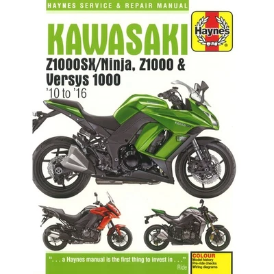 Kawasaki Z1000SX/Ninja, Z1000 und Versys 1000 (2010-2016) Reparaturhandbuch - Bild 1 von 4