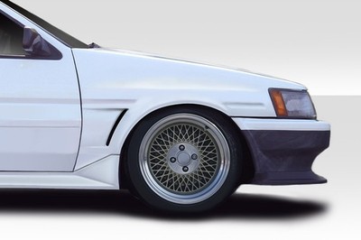 For 1984-1987 Corolla Levin 2DR / HB Duraflex JB Sport 20mm Front Fenders - 2 Pi