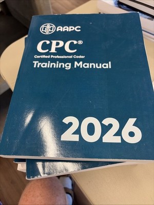 AAPC CPC - Cert. Prof. Coder Training Man. 2026 (New w/some dings to cover)