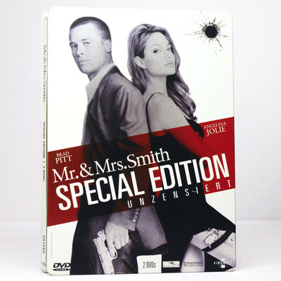 Mr und Mrs Smith DVD Steelbook Directors Cut Doug Liman Brad Pitt Angelina Jolie
