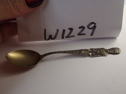 Rare Theodore Roosevelt Sterling Silver Souvenir Demitasse Spoon - Picture 8 of 21