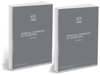 Mazda 6 2018 - 2023 lifting Notice d'Utilisation Français