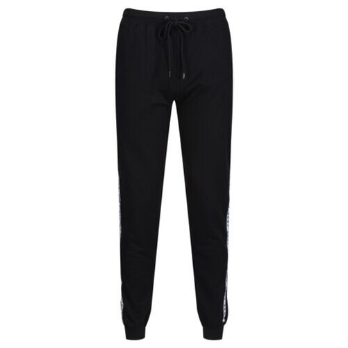 DKNY Herren Jogginghose Lakers Gerippt Rand Band Designer Signature Logo  Lounge